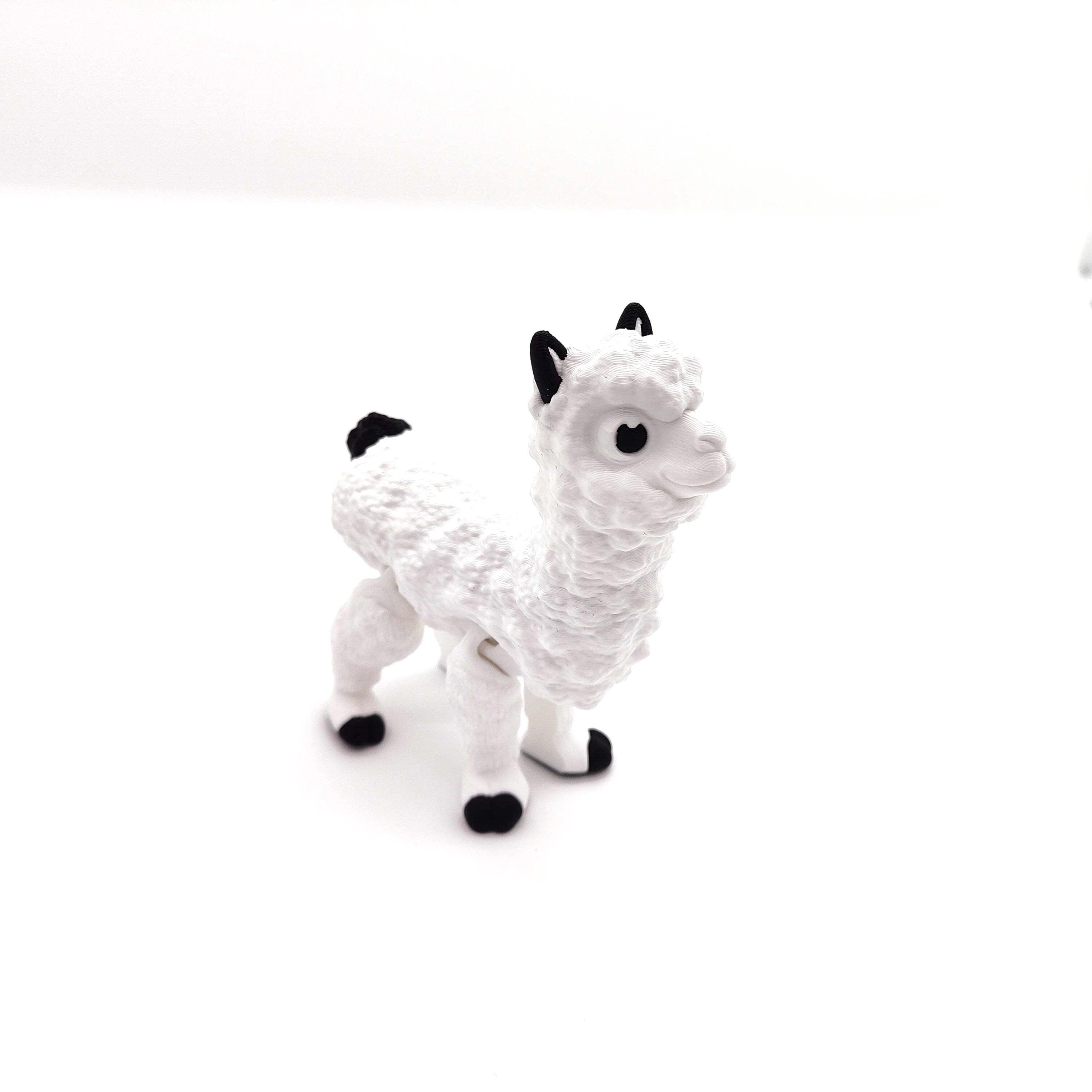 Articulated Alpaca - Customizable Main Colors for a Unique and Tailored Personal Touch | Figurine Statue | Flexi Alpaca | Art Sculpture